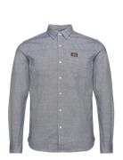 Cotton Workwear Ls Shirt Superdry Blue