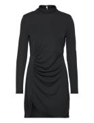 Slirmeline Short Dress Soaked In Luxury Black