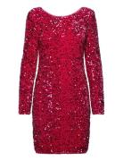 Onlconfidence L/S Sequins Dress Jrs ONLY Red