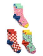 Kids 3-Pack Boozt Gift Set Happy Socks Patterned