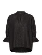 Sllia Amily Blouse Soaked In Luxury Black