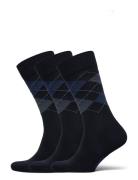 True Ankle Argyle Amanda Christensen Black