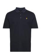 Tonal Texture Polo Lyle & Scott Navy