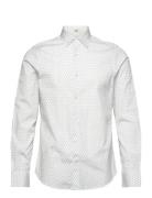 Slim Formal Micro Print Shirt GANT White
