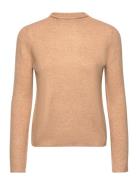 High Collar Sweater Mango Beige