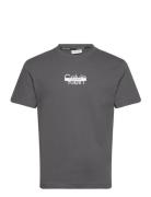 Cut Through Logo T-Shirt Calvin Klein Grey