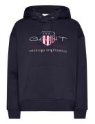 Rel Archive Shield Hoodie GANT Navy