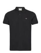 Slim Shield Ss Pique Polo GANT Black