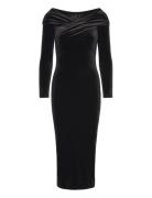 Delta Velvet Dress AllSaints Black