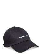 Tjw Linear Logo Cap Tommy Hilfiger Black