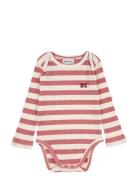 Baby Maroon Stripes Body Pack Bobo Choses Patterned