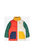 Color Block Padded Anorak Bobo Choses Red