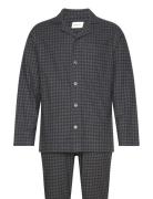 Flannel Pj Set Pants And Shirt Gb GANT Grey