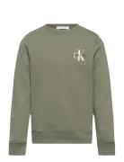 Monogram Cn Sweatshirt Calvin Klein Khaki