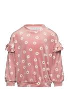 Sweater Velour Aop Lindex Pink