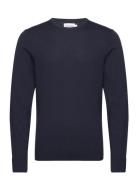 Superior Wool Crew Neck Sweater Calvin Klein Navy