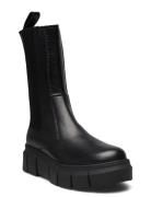 Armor Black Leather Ankle Boot ALOHAS Black