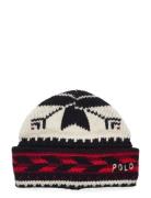 Wool Blend-Snowflake Hat Polo Ralph Lauren Black