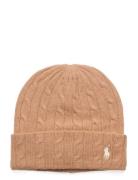 Wool Blend-Wool Cash Cuff Hat Polo Ralph Lauren Brown