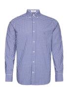 Reg Classic Poplin Gingham Shirt GANT Blue