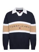 Tjm Rlx Trophy Neck Rugby Tommy Jeans Navy