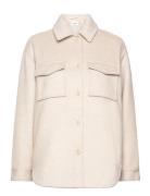 Mschblenda Overshirt MSCH Copenhagen Cream