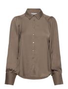 Mschmaluca Shirt MSCH Copenhagen Brown