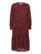 Mschmakesa Dress Aop MSCH Copenhagen Red