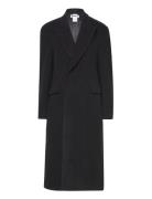 Double Breasted Wool Coat Hope Black