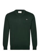 Classic Cotton V-Neck GANT Green