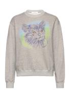 Sweatshirt Louiscat Molleton ROSEANNA Grey