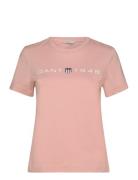 Reg Printed Graphic T-Shirt GANT Pink