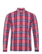 Flex Textured Tartan Rf Shirt Tommy Hilfiger Red