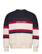 Monotype Color Block Sweatshirt Tommy Hilfiger Navy