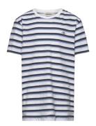Striped Shield T-Shirt GANT Patterned
