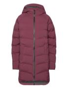 W Marina Long Quilted Jkt Musto Burgundy