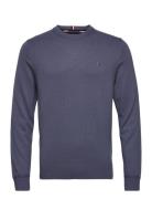 Pima Org Ctn Cashmere Crew Neck Tommy Hilfiger Blue