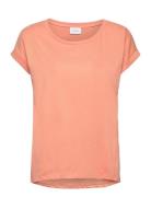 Vidreamers New Pure T-Shirt-Noos Vila Orange