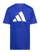 U Tr-Es Logo T Adidas Performance Blue