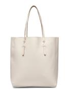 Leather-Effect Shopper Bag Mango White