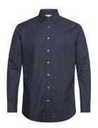 Slhslimsoho-Detail Shirt Ls Noos Selected Homme Navy