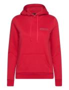 W Logo Hood Sweatshirt-The Alpine Peak Performance Red