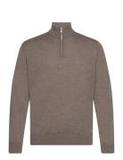 Extrafine Merino Half Zip Knit S.T. VALENTIN Beige