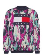 Tjm Tommy Flag Camo Sweater Tommy Jeans Patterned