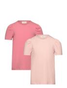 T-Shirt Ss 2-Pack Creamie Pink