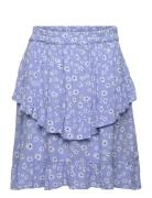 Skirt Flower Creamie Blue