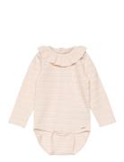 Body Ls Jacquard Minymo Pink