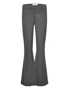 Mid Waist Flare Trousers Les Coyotes De Paris Grey