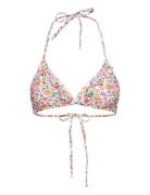 Anemona Bel Frill Bikini Top Becksöndergaard Patterned