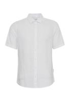 Cfaksel Ss Linen Mix Shirt Casual Friday White